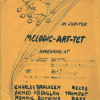 Melodic Art-Tet In Jupiter Flyer